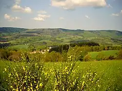 Vue sur la vallée de la Besbre.