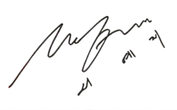 signature de Seo Yea-ji