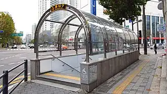 L'accès n°3 en 2018.