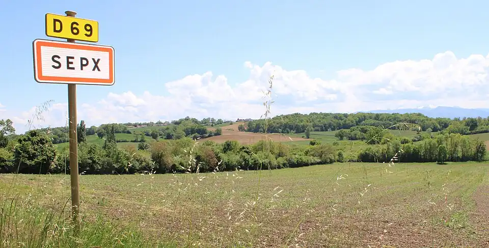 Entrée de la commune.