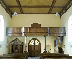 L'orgue d'église de l'Exaltation de la Sainte-Croix.
