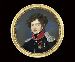 Portrait du jeune comte Sergueï Stroganov dans les années 1815