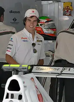 Photo de Sergio Pérez à Monza en 2011