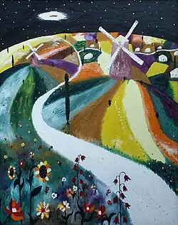 Nuit ukrainienne, 100x80 cm, 1999.