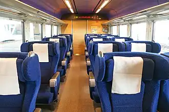 Intérieur de la Green class