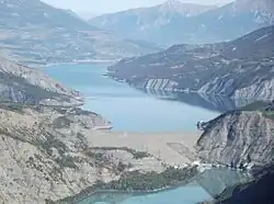 Barrage du lac de Serre-Ponçon.
