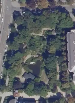 Vue aérienne du parc