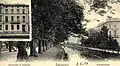 Goltsteinstraße n° 21 avec le pensionnat scolaire Neuhaus, 1907