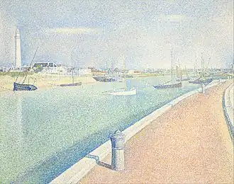 Georges Seurat, Le canal des Gravelines à Petit Fort Philippe, 1890