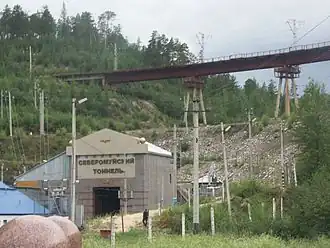 Entrée Est du tunnel