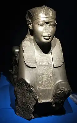 Sphinx du pharaon Amasis de la XXVIe dynastie.