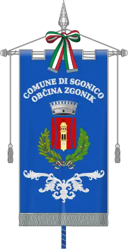 Drapeau de Sgonico