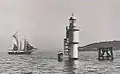 Le phare Shark Island (photo ancienne).