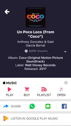 Screenshot de l’application
