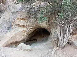 grotte où a vécu le Cheikh