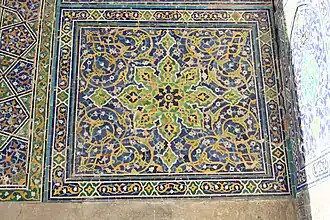 Autre détail du pishtak de la médersa Cher-Dor.