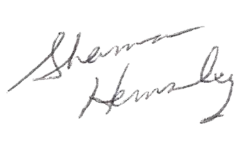 signature de Sherman Hemsley