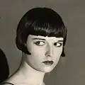 Coupe à la garçonne de Louise Brooks, 1929.