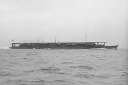 Le Shōhō lors de ses essais en mer le 6 décembre 1941
