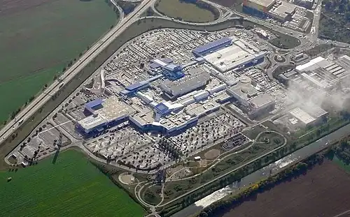 Centre commercial Olympia Brno et D2.