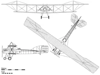 vue en plan de l’avion