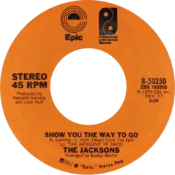 Description de l'image Show You the Way to Go by The Jacksons US vinyl.png.