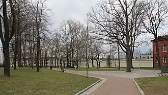 Le parc vu du coin sud-est.