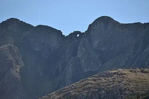 Vue sur la Ventana (« la Fenêtre »).