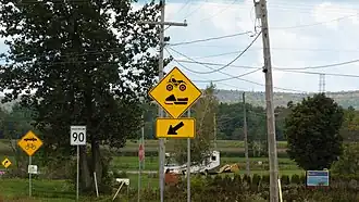 Signalisation, près de Sainte-Anne-de-la-Pérade