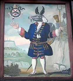 Panneau de l'auberge du Trusty Servant.