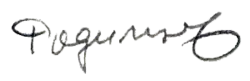 Signature de Alexandre Ilitch Rodimtsev