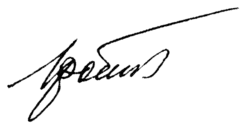 signature de Mikhail Gromov (aviateur)
