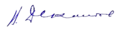 Signature de Vladimir DekanozovВлади́мир Декано́зов