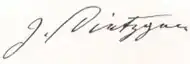 signature de Joseph Dietzgen