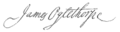 Signature de James Edward Oglethorpe