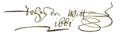 Signature de Johan de Witt