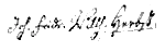 signature de Johann Friedrich Wilhelm Herbst
