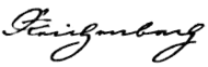 signature de Heinrich Gottlieb Ludwig Reichenbach