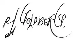 signature de Rube Goldberg