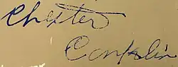 signature de Chester Conklin