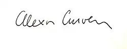 signature d'Alexis Curvers