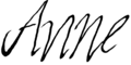 Signature de Anne d’Autriche