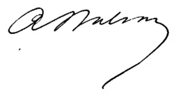 signature d'Auguste Balsan