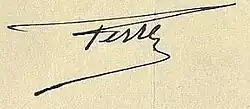 signature d'Eugène Ferret