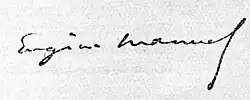 signature d'Eugène Manuel