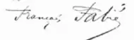 signature de François Fabié