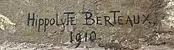 signature de Hippolyte Berteaux