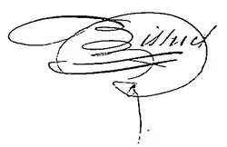 signature de Jean-Prosper Bissuel