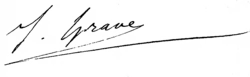 signature de Jean Grave