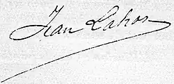 signature de Henri Cazalis
